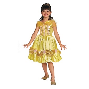 Disguise Costumes Belle Ultra Prestige Disney Princess Beauty and The Beast Costume Medium/7-8