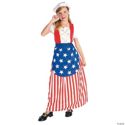 Girl S Betsy Ross Costume Oriental Trading