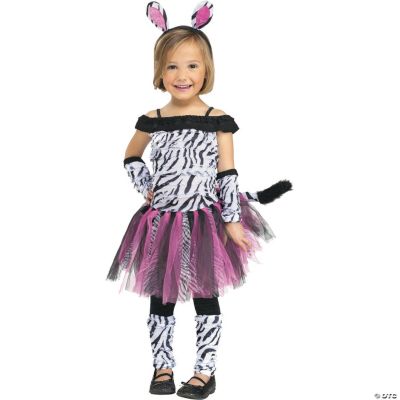 Toddler Girl’s Zebra Costume 3T4T Oriental Trading