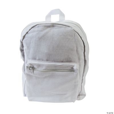 DIY White Zipper Backpacks - Discontinued