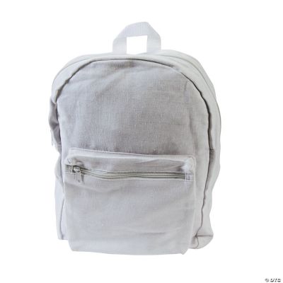 DIY White Zipper Backpacks Discontinued