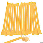 Yellow Candy-Filled Straws - 240 Pc.