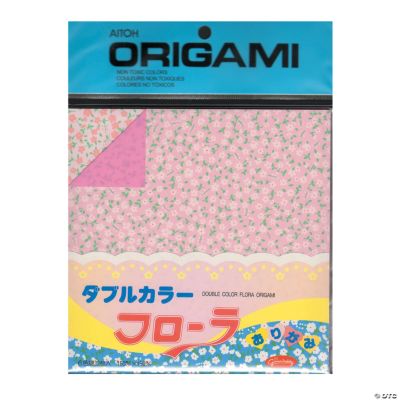 Double Sided Color Flora Origami Paper Discontinued