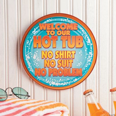 Hot Tub Wall Sign - Discontinued