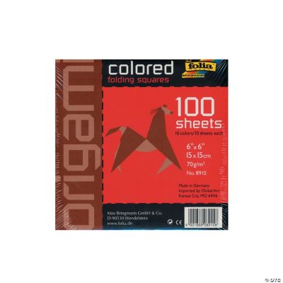 Origami Colored Folding Squares 6 X 6 Discontinued