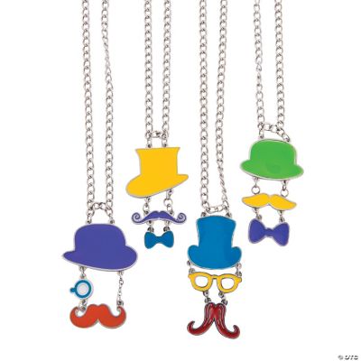 Mustache Top Hat Necklaces Discontinued