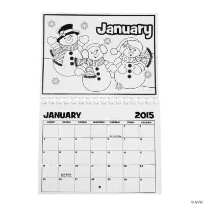 2015 Color Your Own Calendar Discontinued