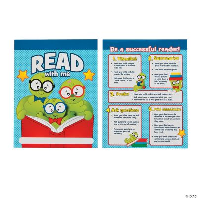 9 3/4" x 12 1/2" Read with Me Laminated Cardstock Pocket Folders 12
