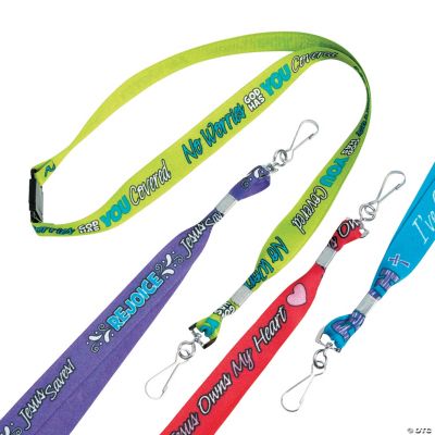 Religious Sayings Lanyards | Oriental Trading