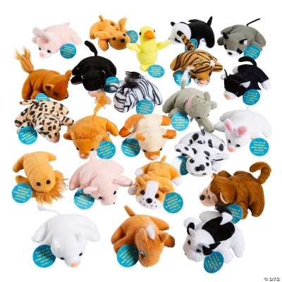 Plush Bible Verse Mini Bean Bag Animal Assortment