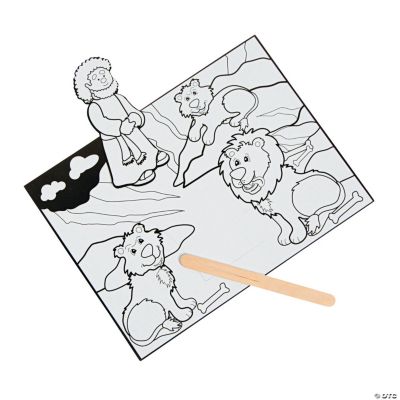 Color Your Own Daniel & the Lions’ Den Craft Kit Discontinued