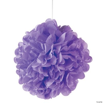 Lilac PomPom Tissue Decorations Discontinued