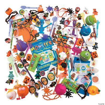 Bulk 500 Pc. Halloween Novelty Toy & Stationery Giveaway Assortment