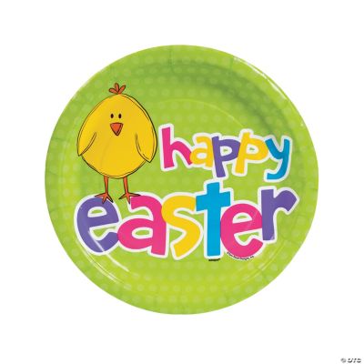 Bright Easter Dinner Plates Discontinued