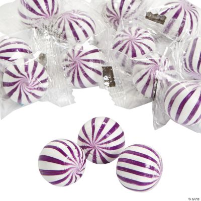 Purple Striped Hard Candy Balls Discontinued