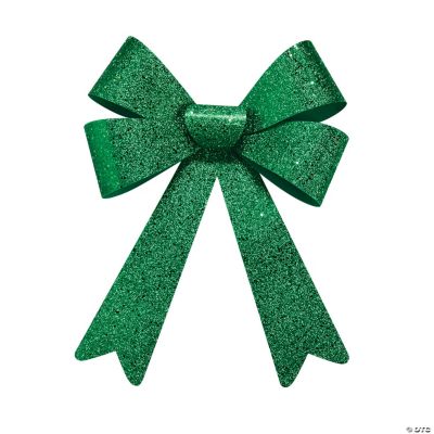 Green Glitter Bows Discontinued