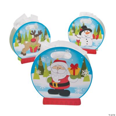Christmas Snow Globe Gift Bag Assortment Discontinued