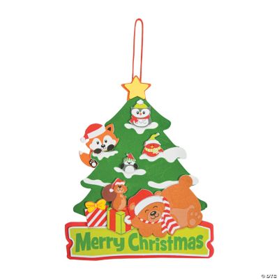 Critters Christmas Tree Sign Craft Kit Discontinued