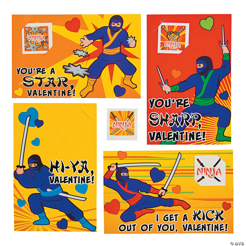 ninja-valentine-cards-with-tattoos-discontinued