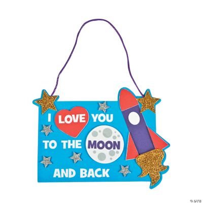 Love You To The Moon Sign Craft Kit Discontinued