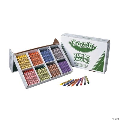 Bulk 400 Pc. Crayola® Large Crayons Classpack - 8 Colors per pack |  Oriental Trading