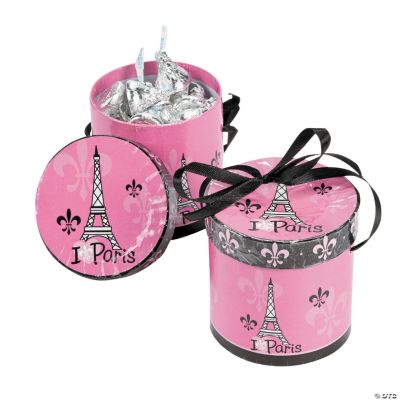 Perfectly Paris Hat Favor Boxes Oriental Trading
