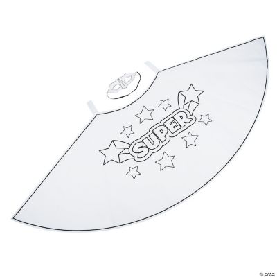 Color Your Own Superhero Cape - Discontinued