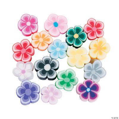 FlowerShaped Polymer Beads 8mm Discontinued