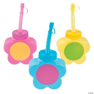 Daisy Cups with Lids & Straws Discontinued