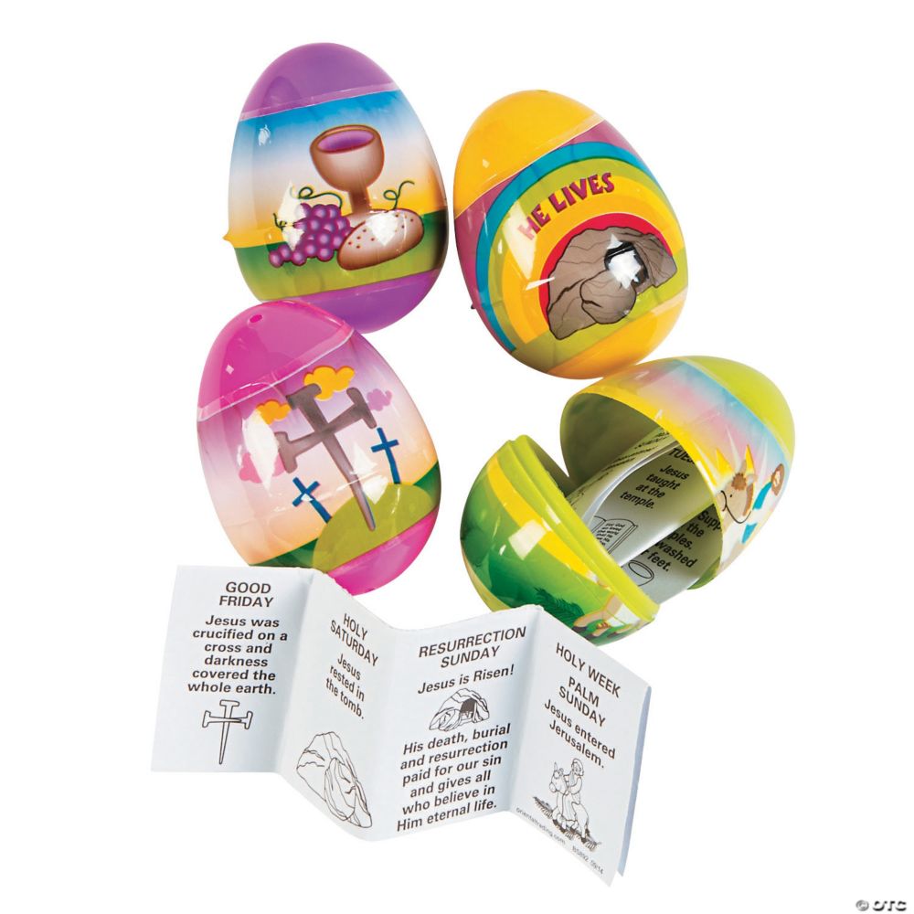 12ct Resurrection Story-Filled Plastic Easter Eggs