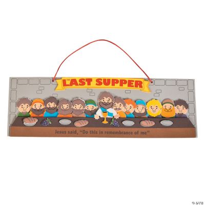Jesus & Disciples Last Supper Sign Craft Kit | Oriental ...