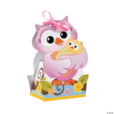 Owl Baby Shower Favor Boxes Party Supplies 12 Pieces Ebay