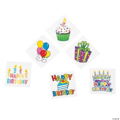 Birthday Fun Tattoos - Discontinued