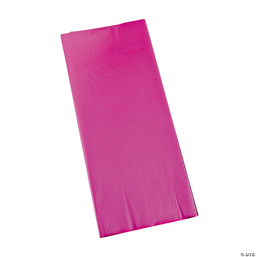 Hot Pink Metallic Wrapping Paper - 50 Pc.