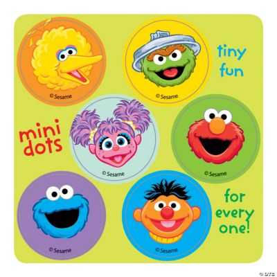  Sesame  Street  Mini Dot Stickers  Discontinued