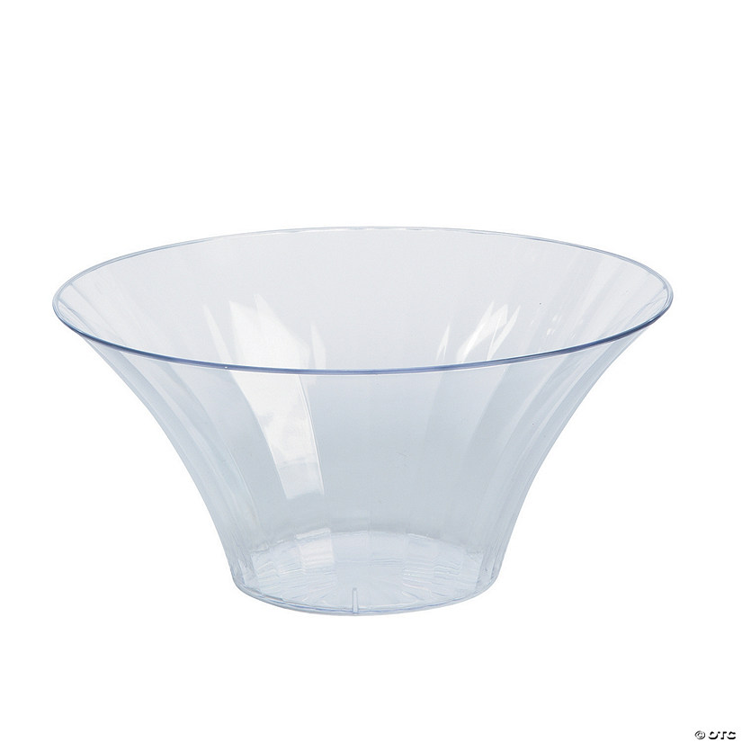 Black 1 Pc. Plastic Bowl Medium Angled Bowls 