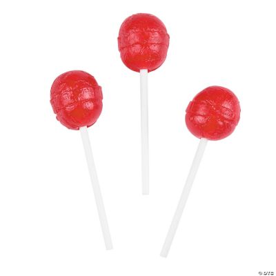 Red Round Lollipops - Oriental Trading