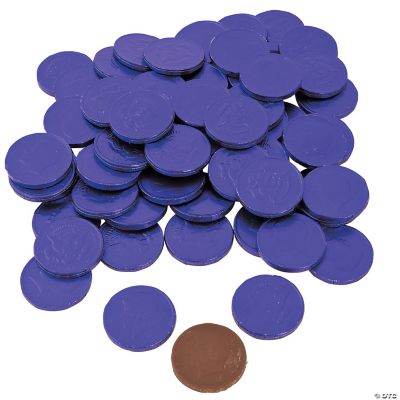Purple Coins Chocolate Candy Discontinued