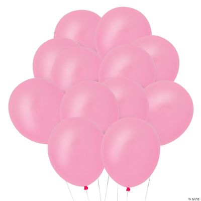Light Pink 9" Latex Balloons | Oriental Trading