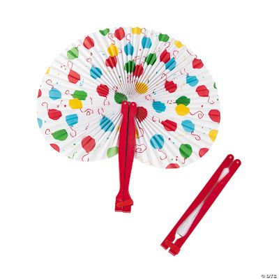Balloon Folding Hand Fans - Discontinued
