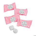 Personalized Pink Two Hearts Buttermints - 108 Pc.