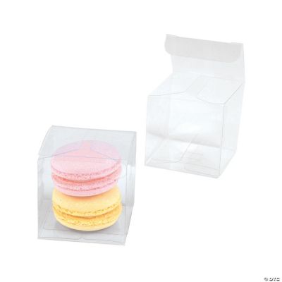 24 PC 2 Small Clear Favor Boxes