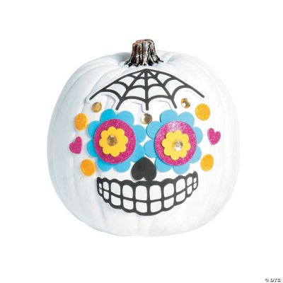 Day of the Dead Pumpkin Decorating Craft Kit - Discontinued