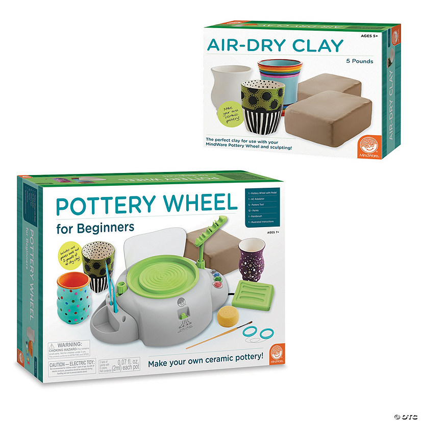 Details about   Grafix Pottery Wheel Includes 450g Modelling Clay Sculpt And Print 5+ 