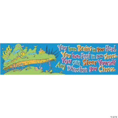 Dr. Seuss™ Direction You Choose Banner | Oriental Trading
