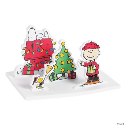 Download 3d Peanuts Christmas Craft Kit Oriental Trading PSD Mockup Templates