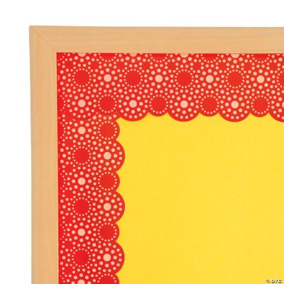 Lots of Dots Red Bulletin Board Borders - Discontinued