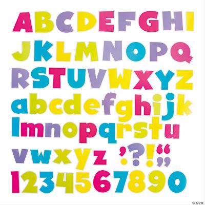 Bold Brights Designer Letters - Discontinued