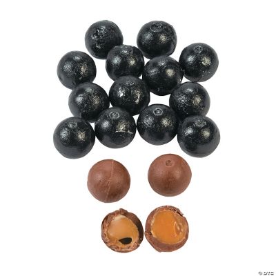 Black Caramel Balls Chocolate Candy
