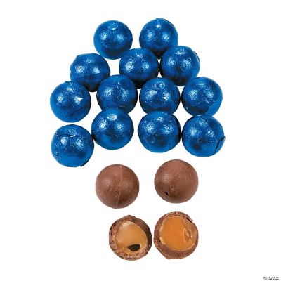 Royal Blue Caramel Balls Chocolate Candy